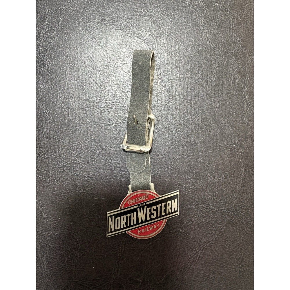 Vintage Chicago & North Western Railway Watch Fob C&NW Railroadiana Classic Issu